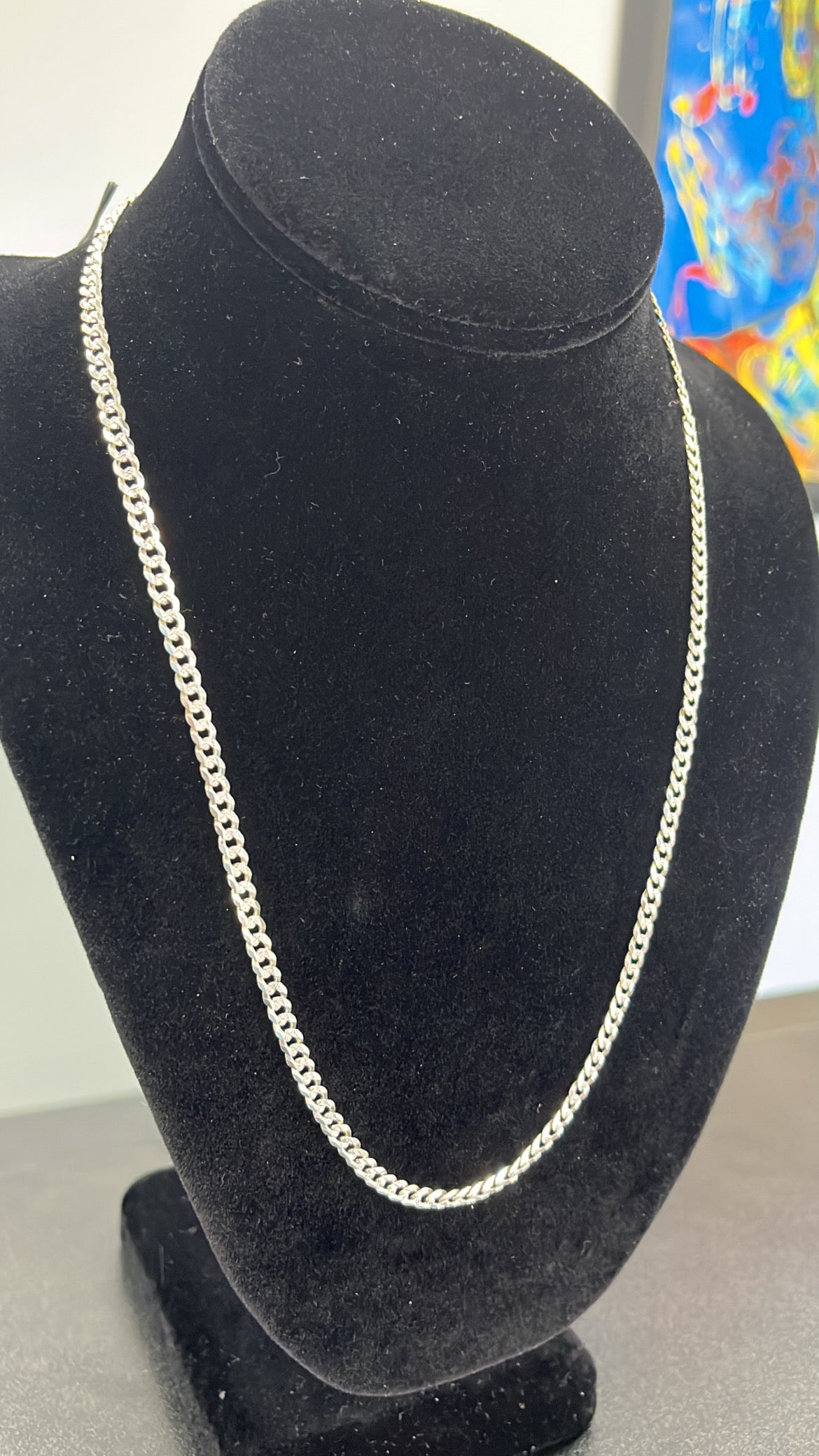 925 Silver Diamond Cut Cuban Chain