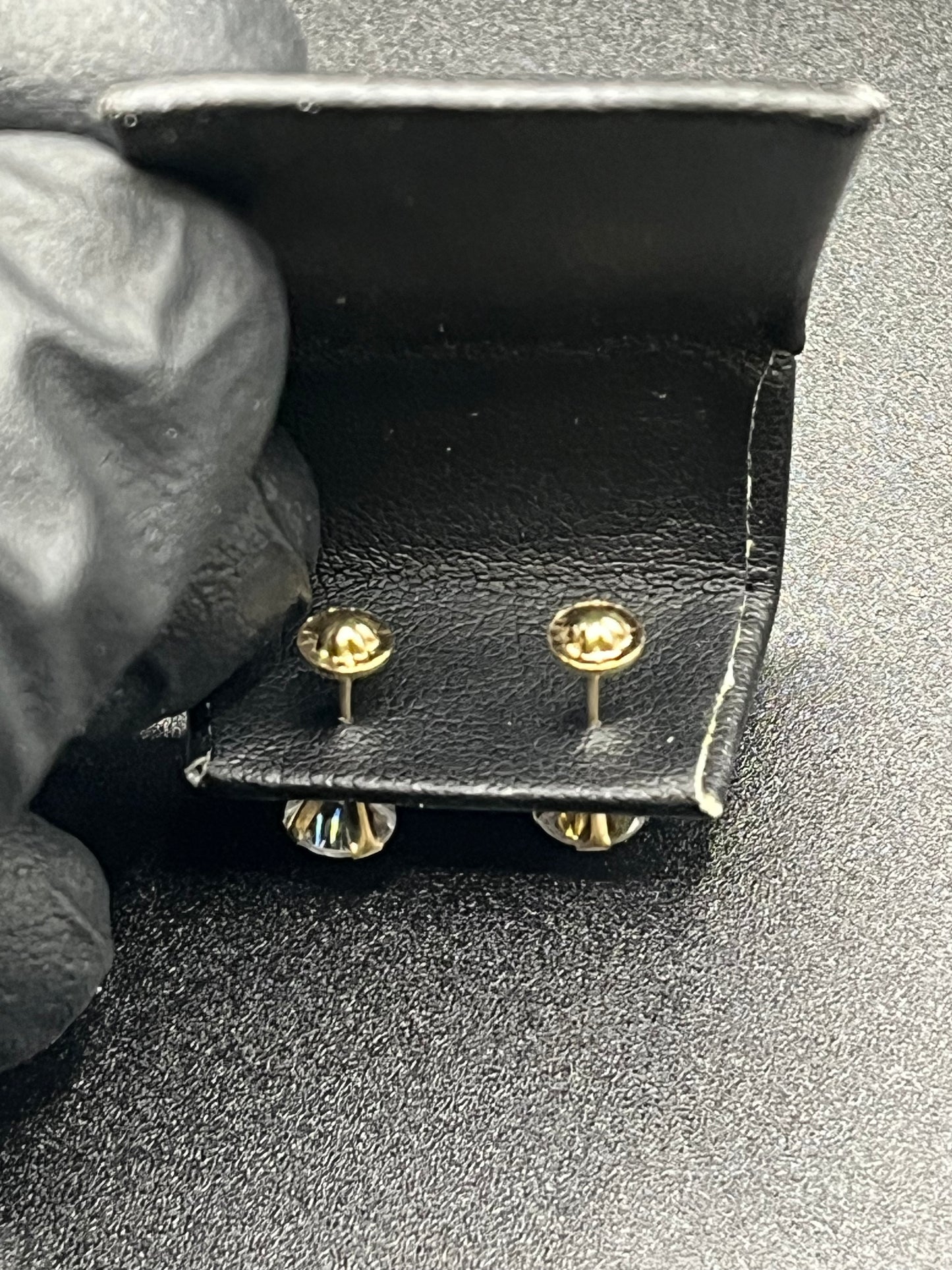 14K Gold Stud Earrings