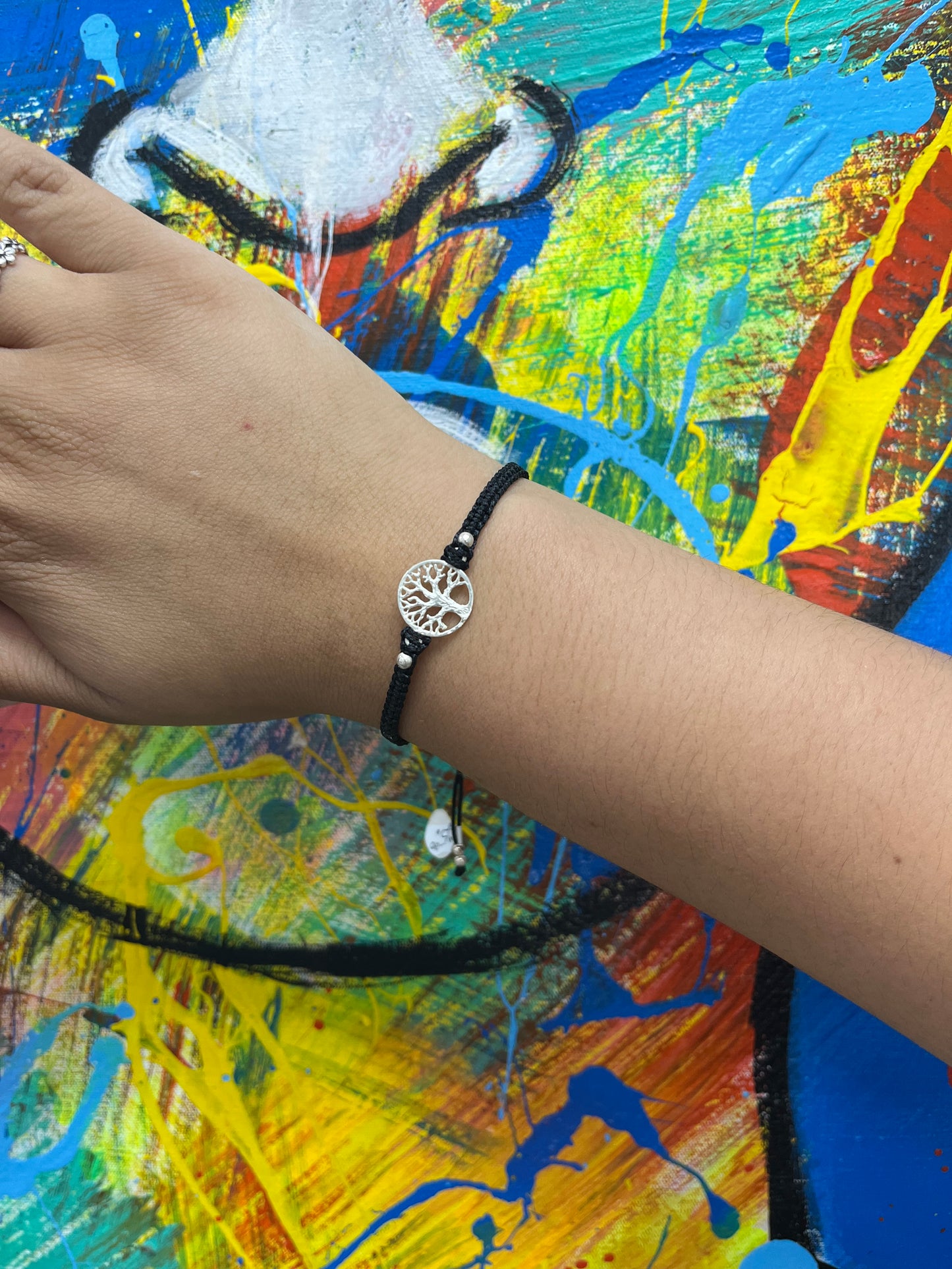 925 Silver Tree of Life String Bracelet