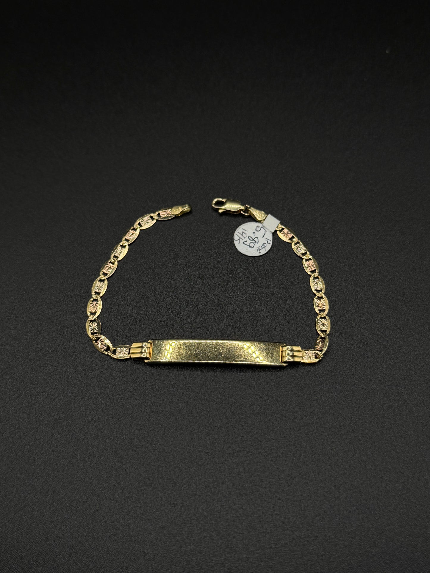 14K Gold ID Valentino Bracelet
