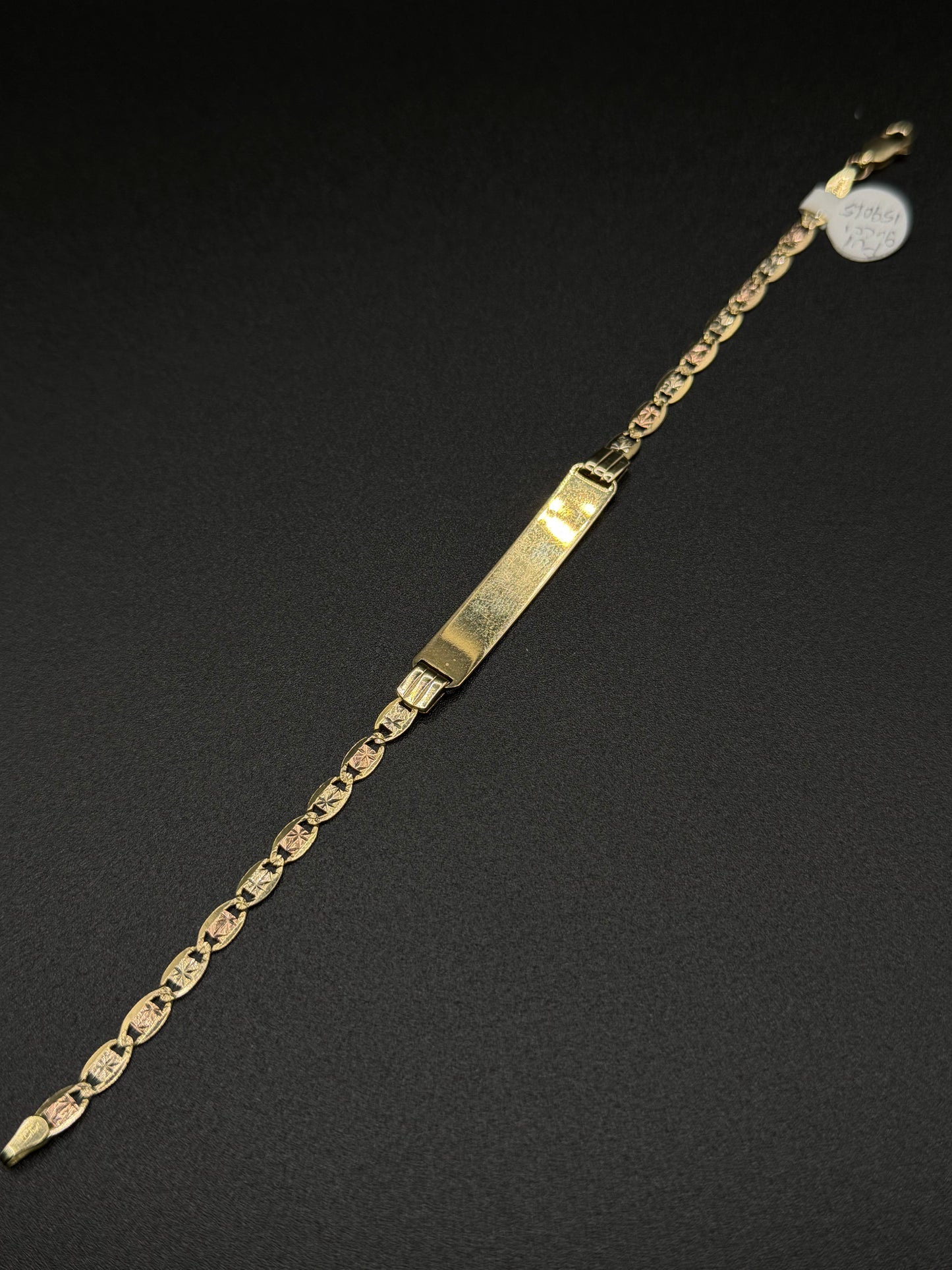 14K Gold ID Valentino Bracelet