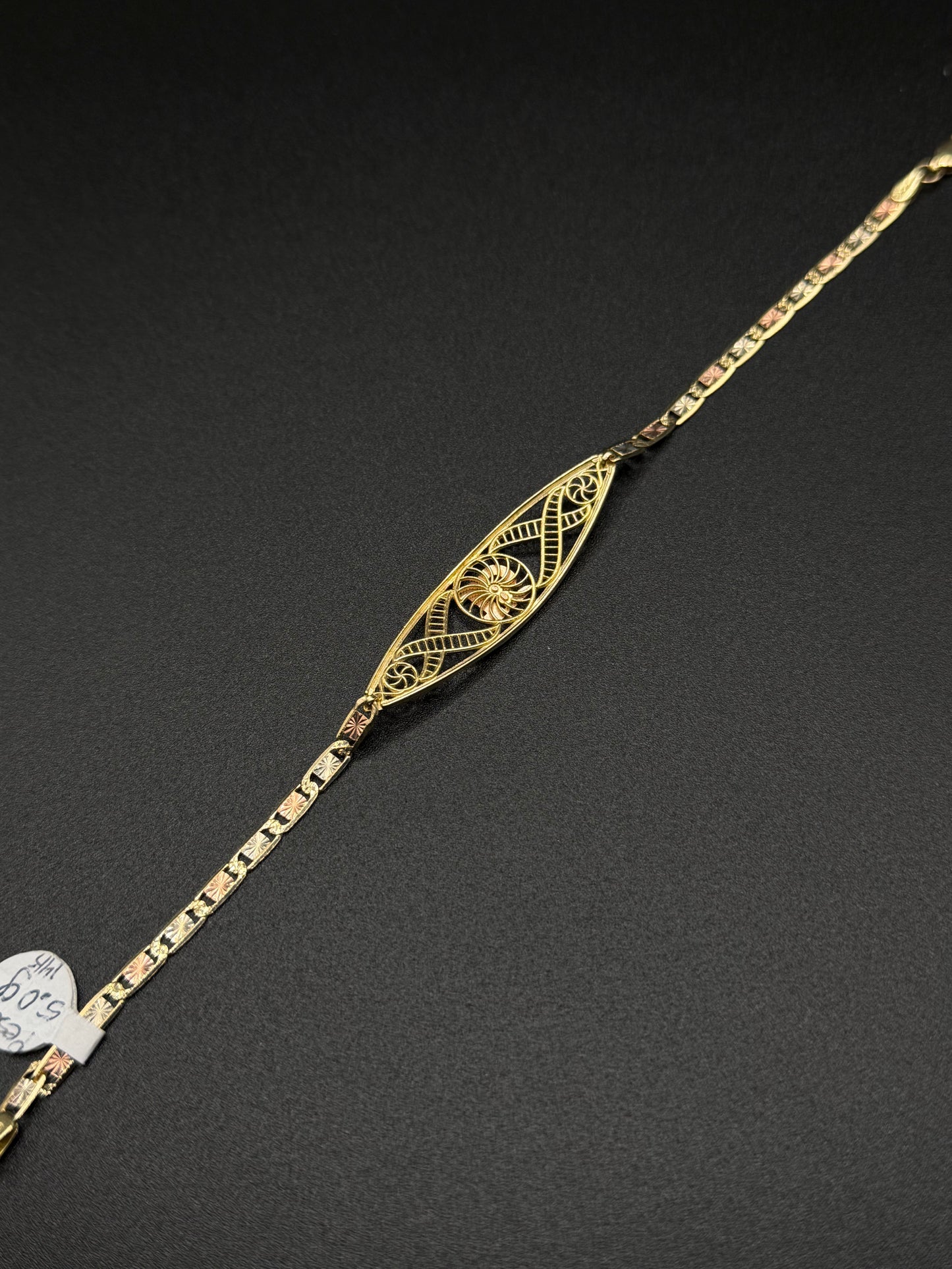 14K Gold Quinceañera Valentino Bracelet