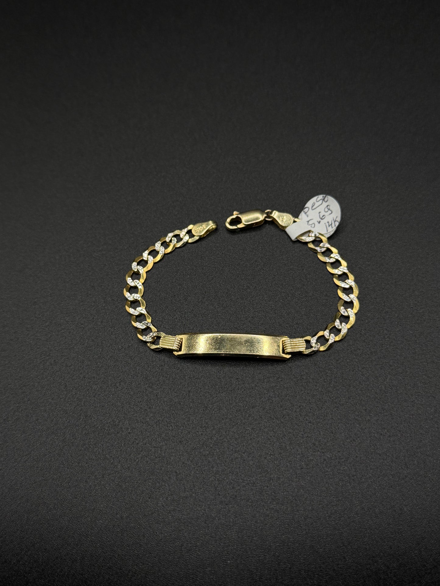14K Gold Baby ID Bracelet