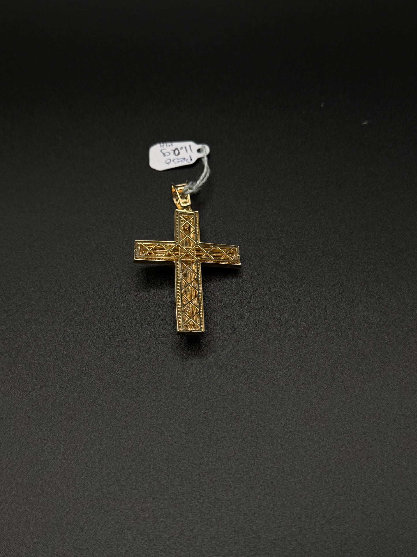 14K Gold Crucifix Pendant