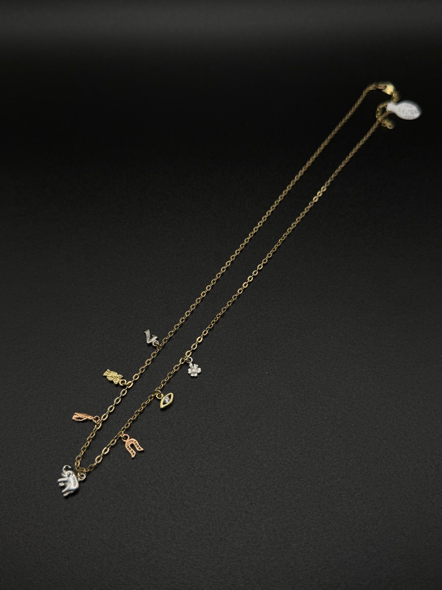 14K Gold Lucky Necklace