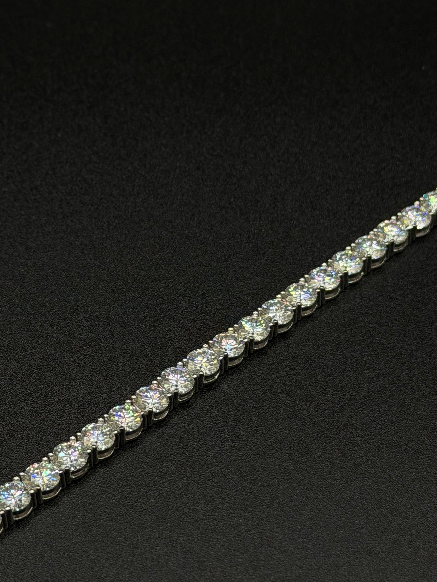 925 Silver 5mm Moissanite Tennis Bracelet