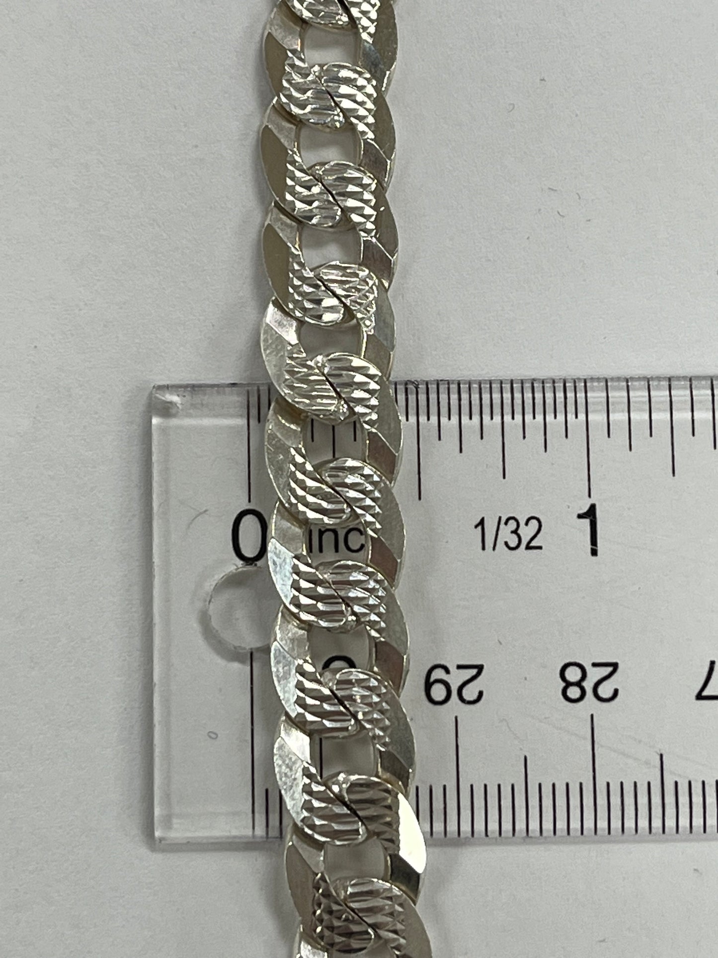 Thick 925 Silver Cuban Bracelet