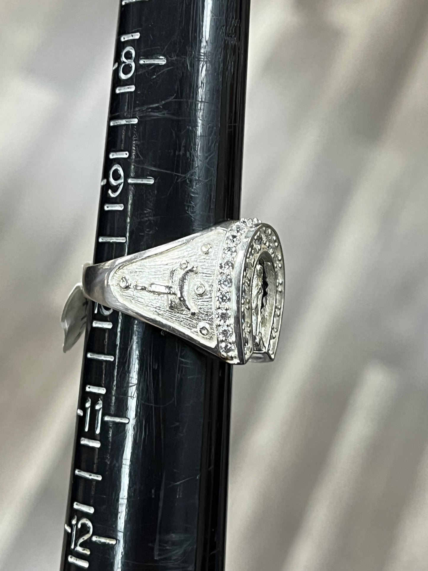 925 Silver Virgin Mary Ring