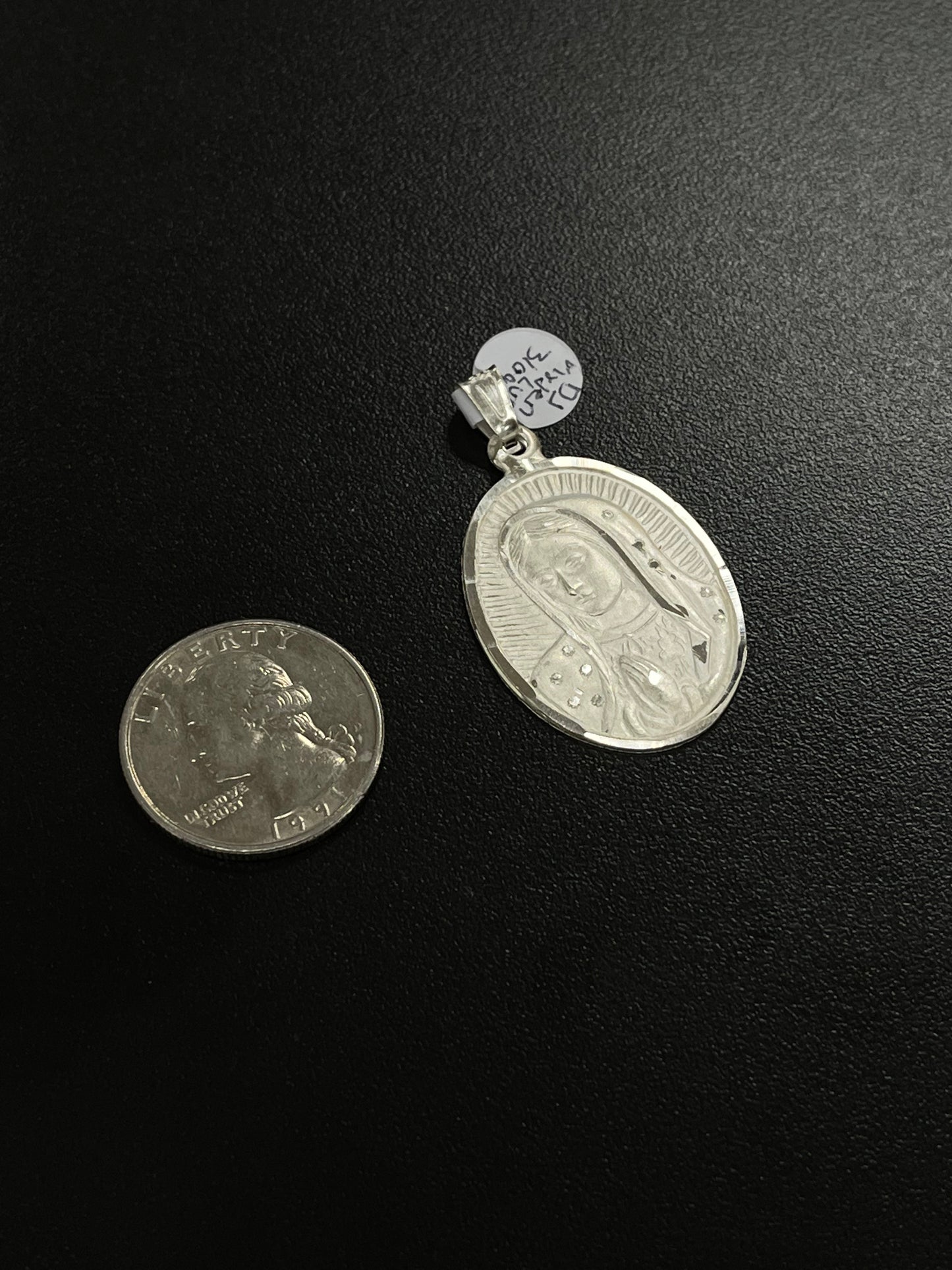 925 Silver Virgin Mary Medal