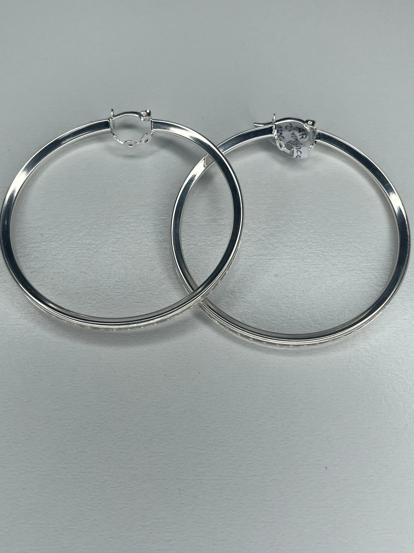 925 Zirconia Hoop Earrings