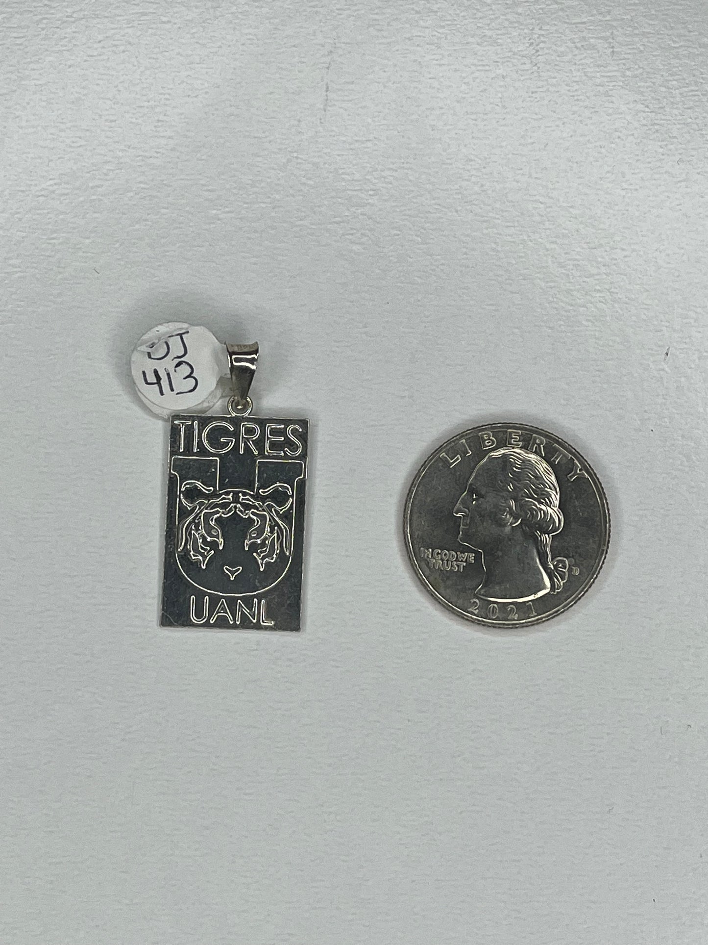 Dije Tigres UANL en Plata 925