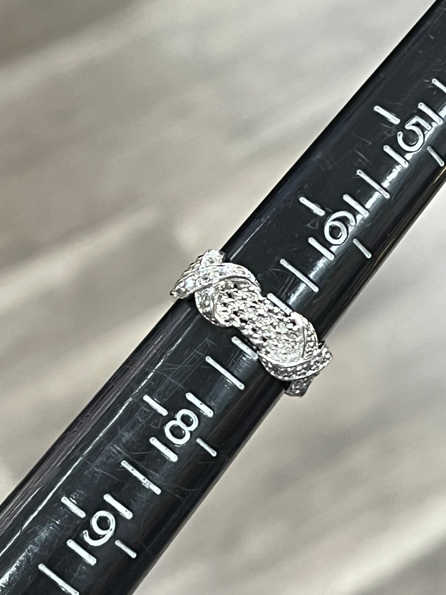 925 Silver X Wire Ring