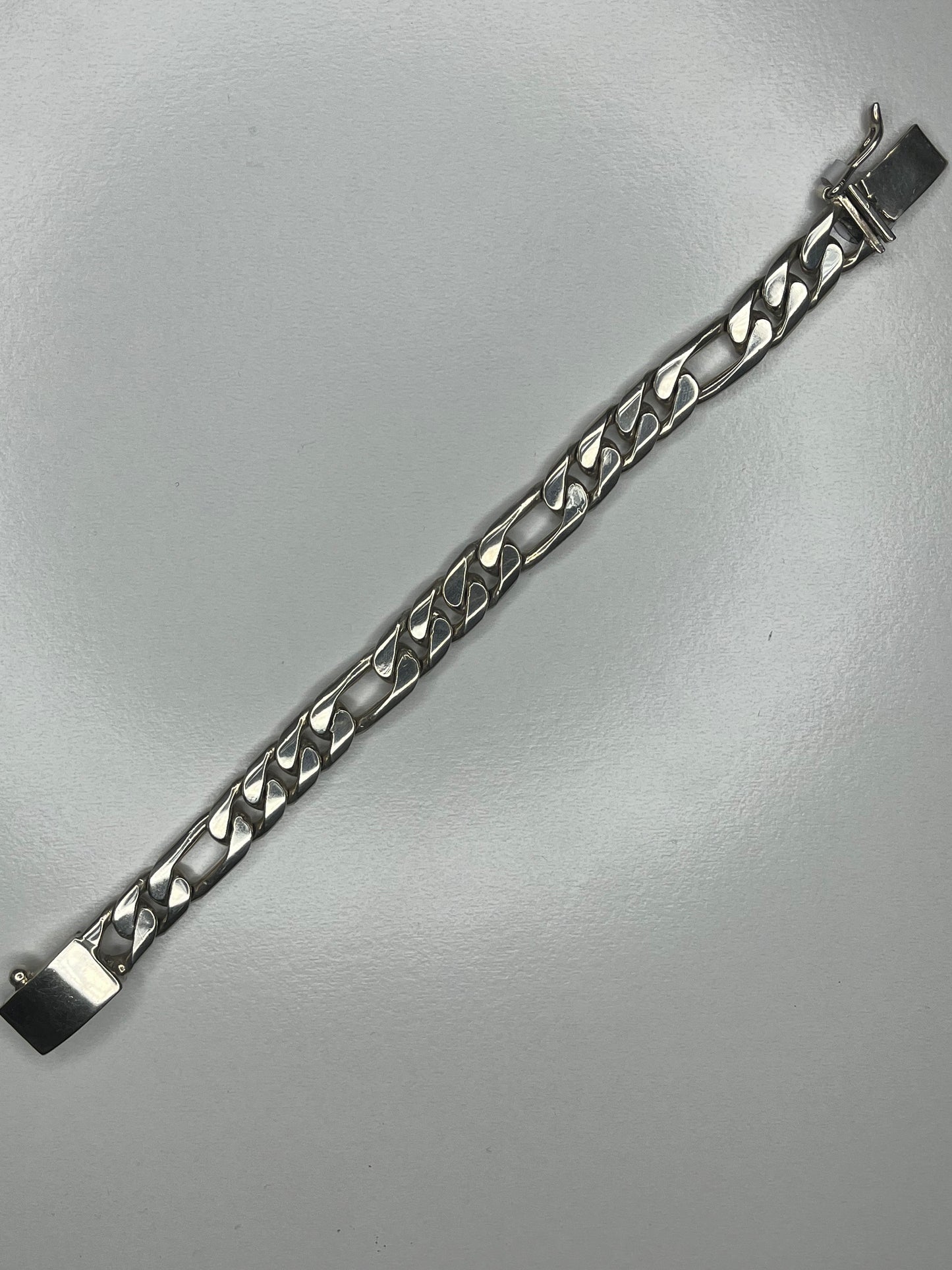 925 Silver Miami Figaro Bracelet