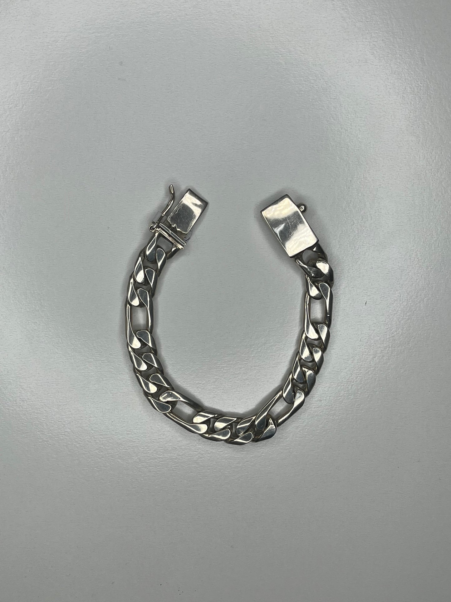 925 Silver Miami Figaro Bracelet