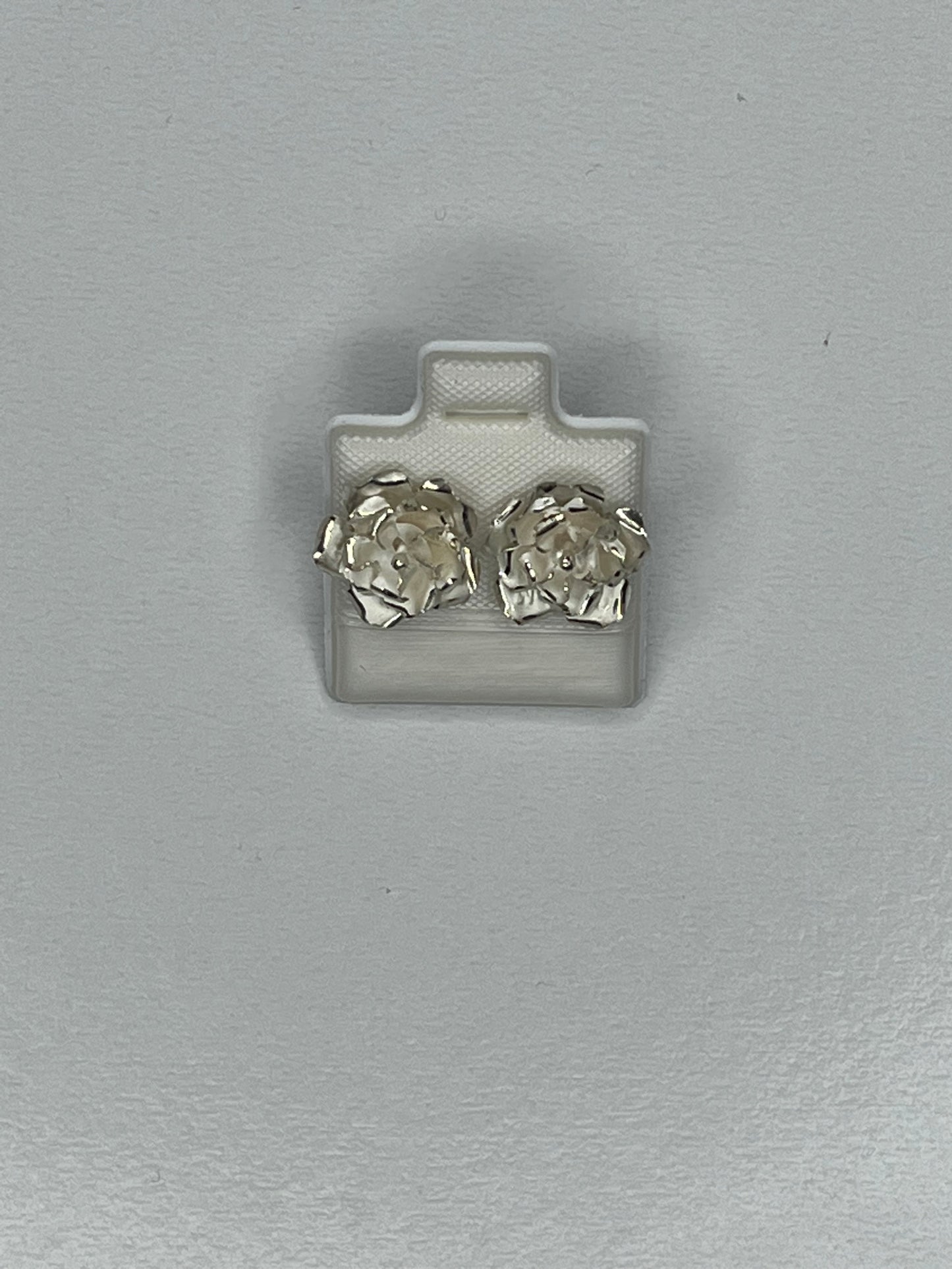 925 Silver Rose Earrings