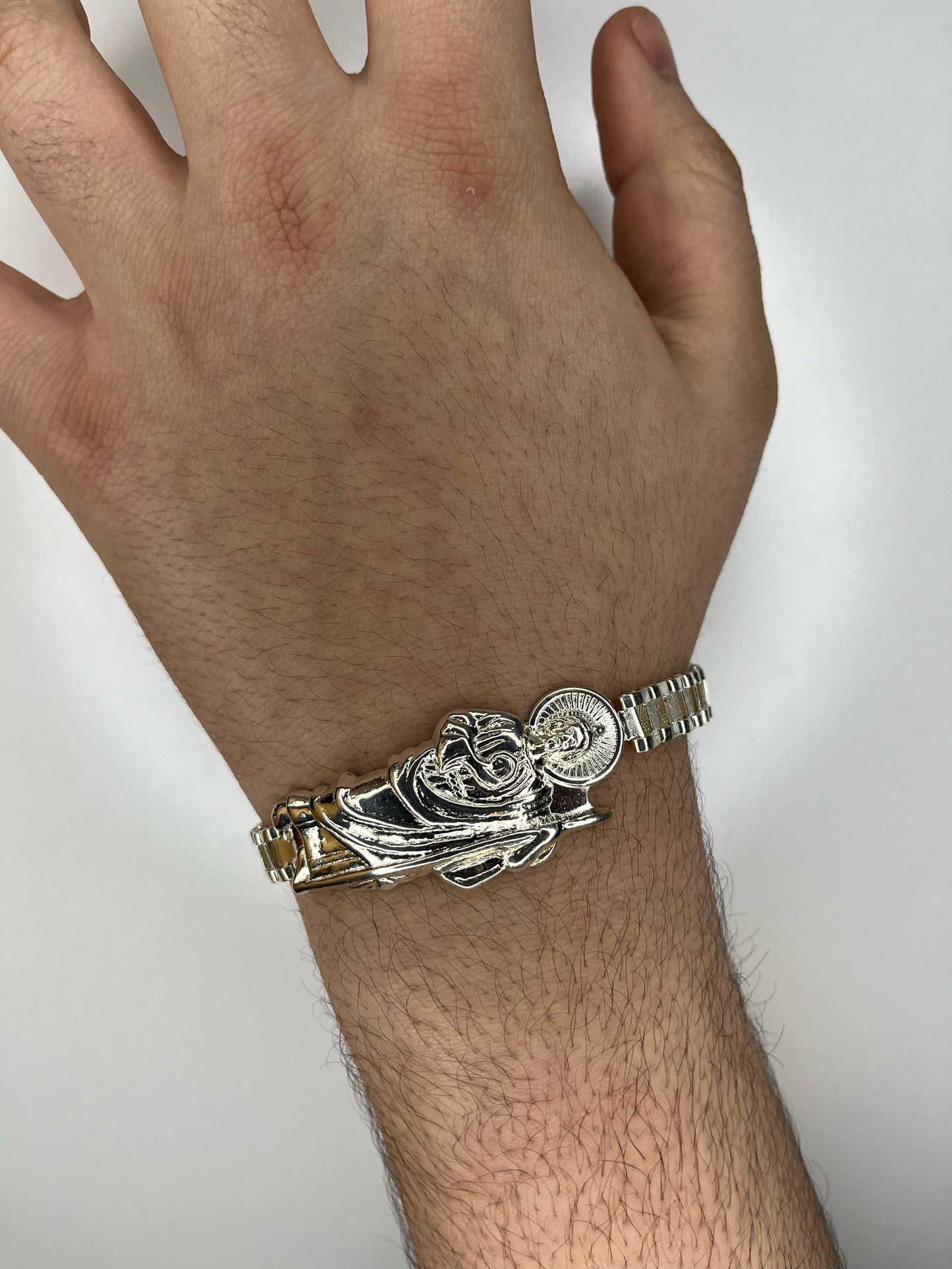 925 Silver San Judas Bracelet