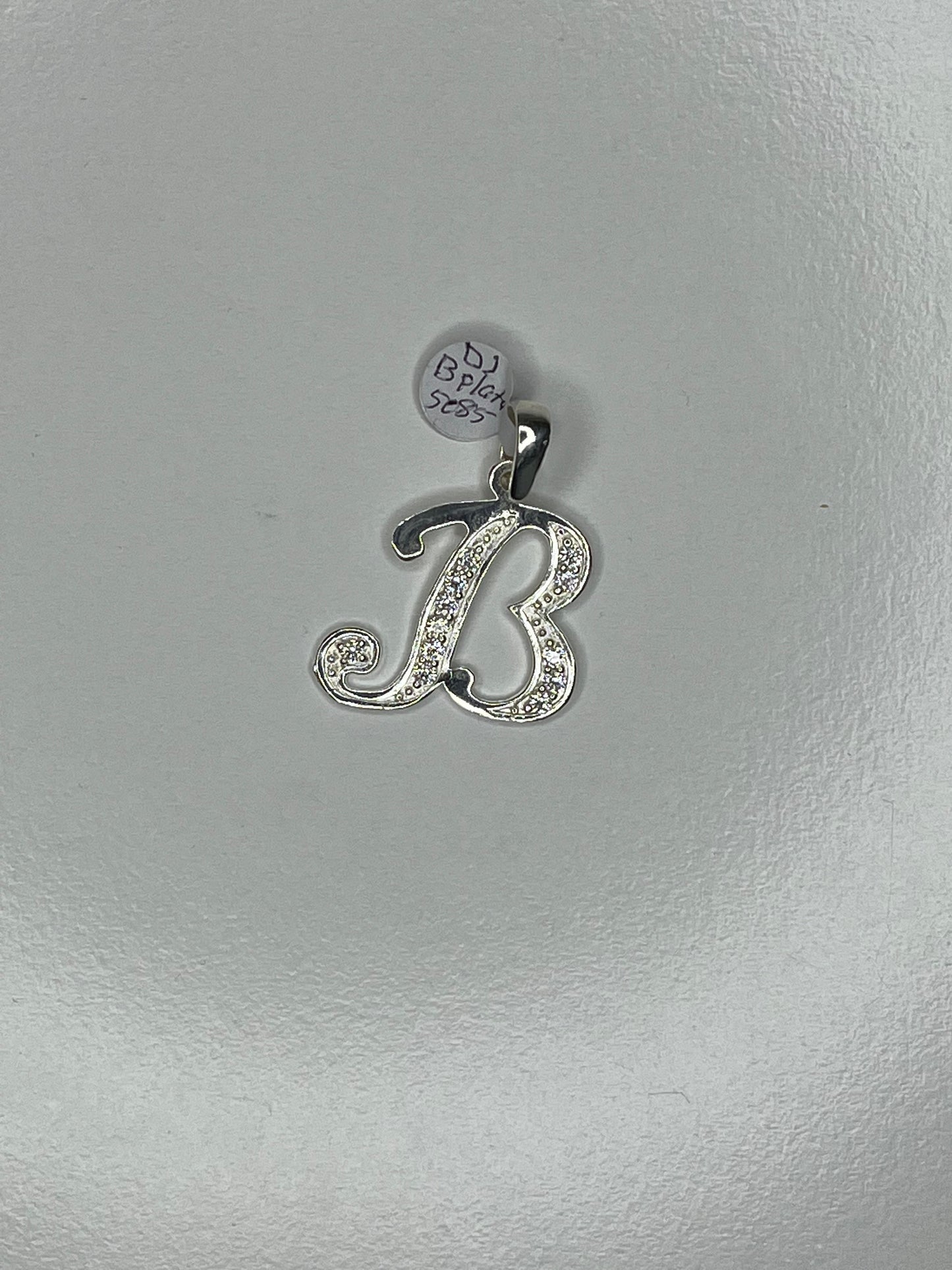 925 Silver Alphabet Pendant