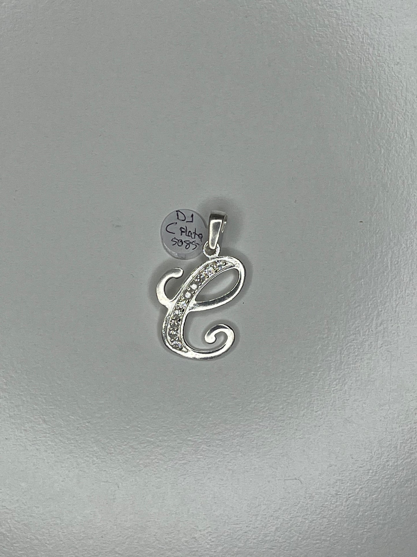 925 Silver Alphabet Pendant