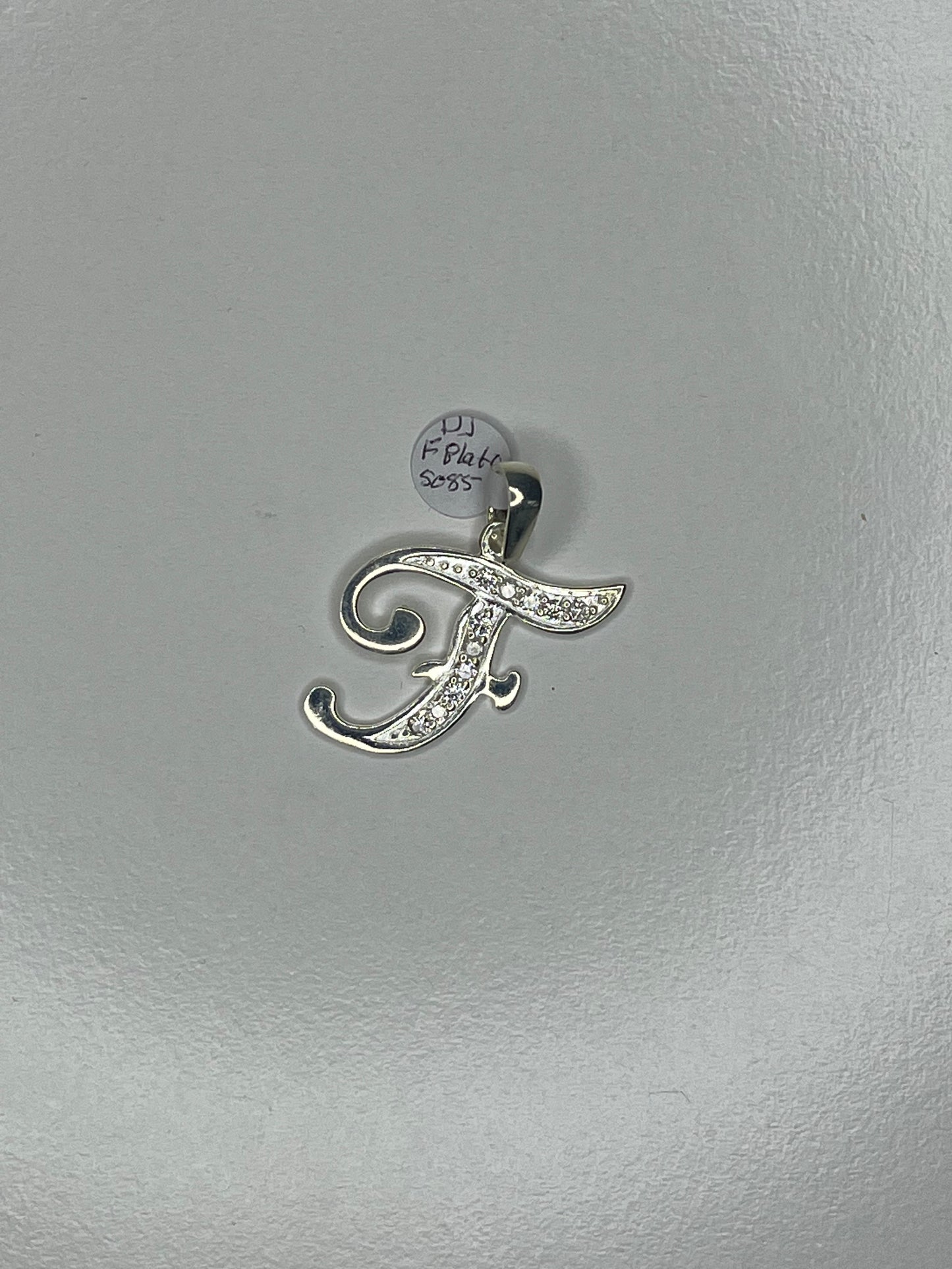 925 Silver Alphabet Pendant