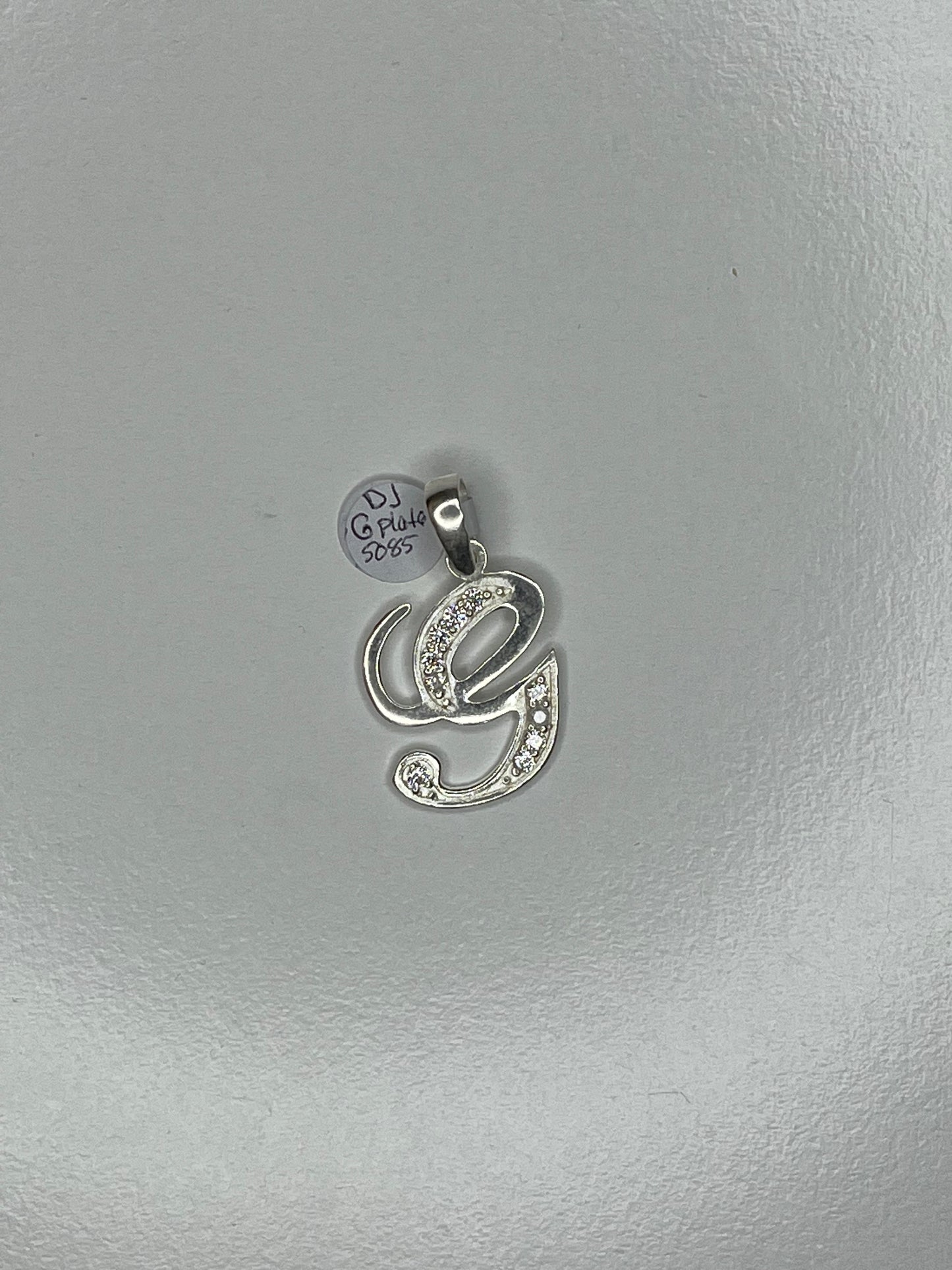 925 Silver Alphabet Pendant