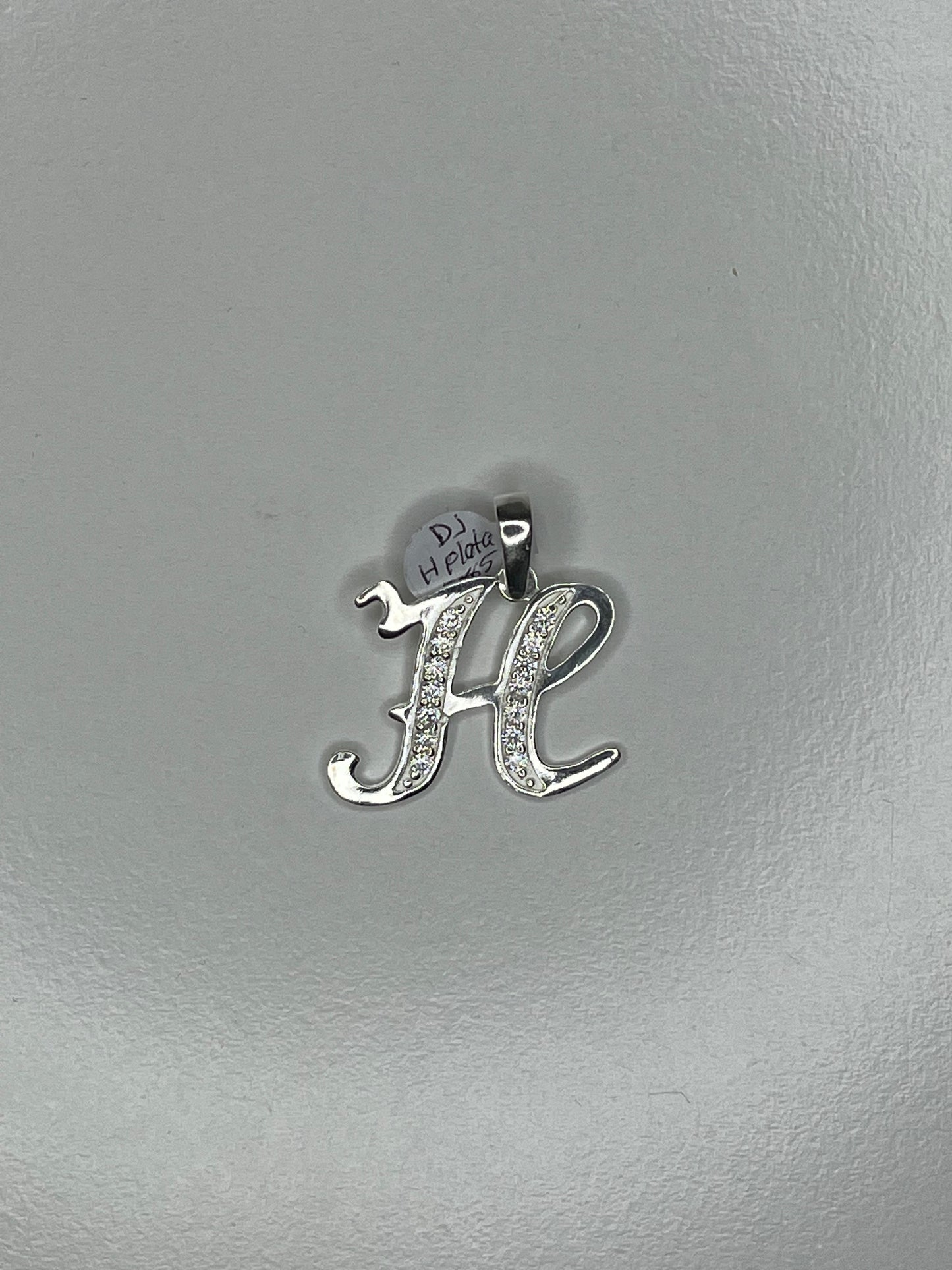 925 Silver Alphabet Pendant