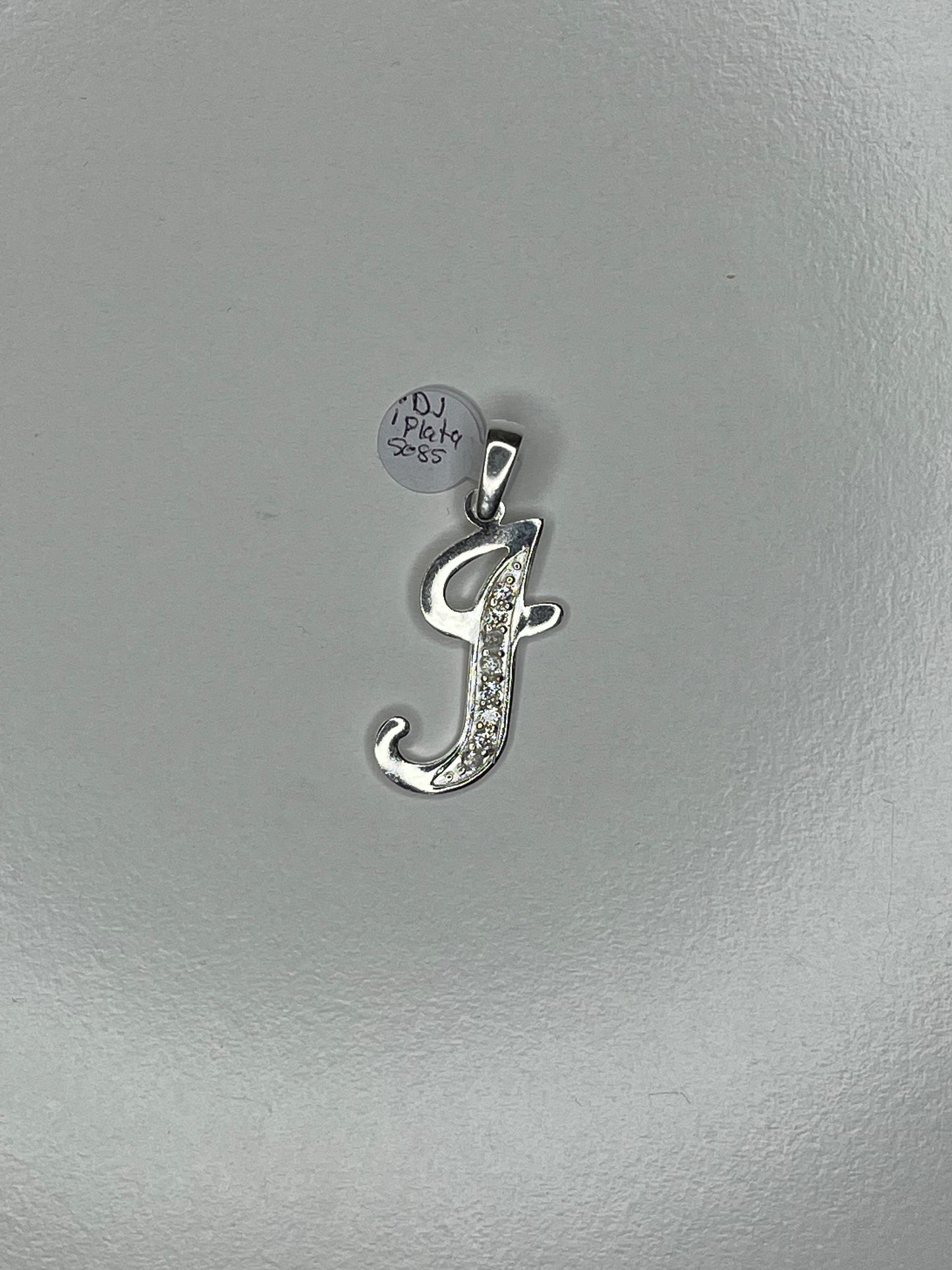 925 Silver Alphabet Pendant