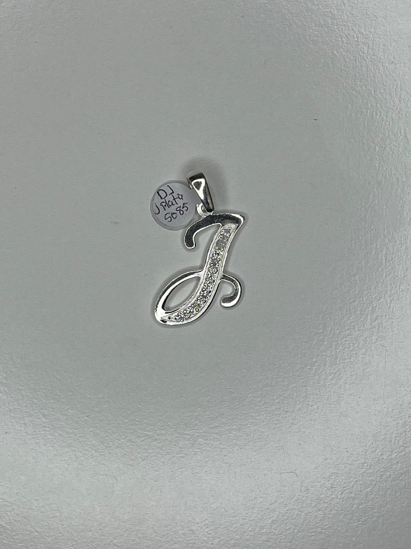 925 Silver Alphabet Pendant