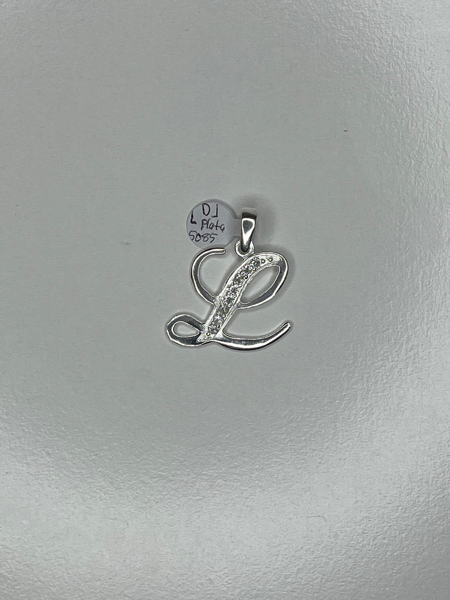 925 Silver Alphabet Pendant