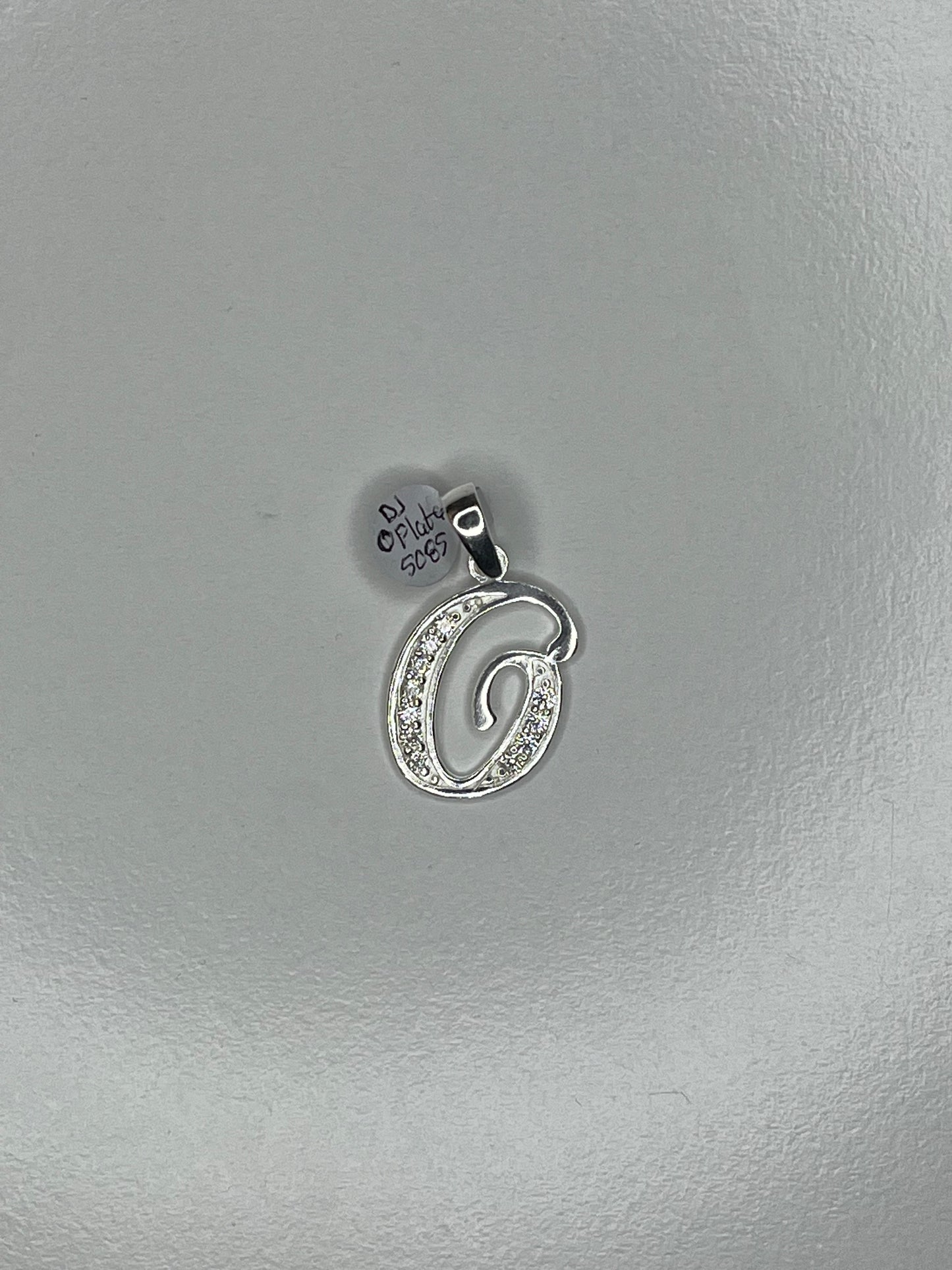 925 Silver Alphabet Pendant
