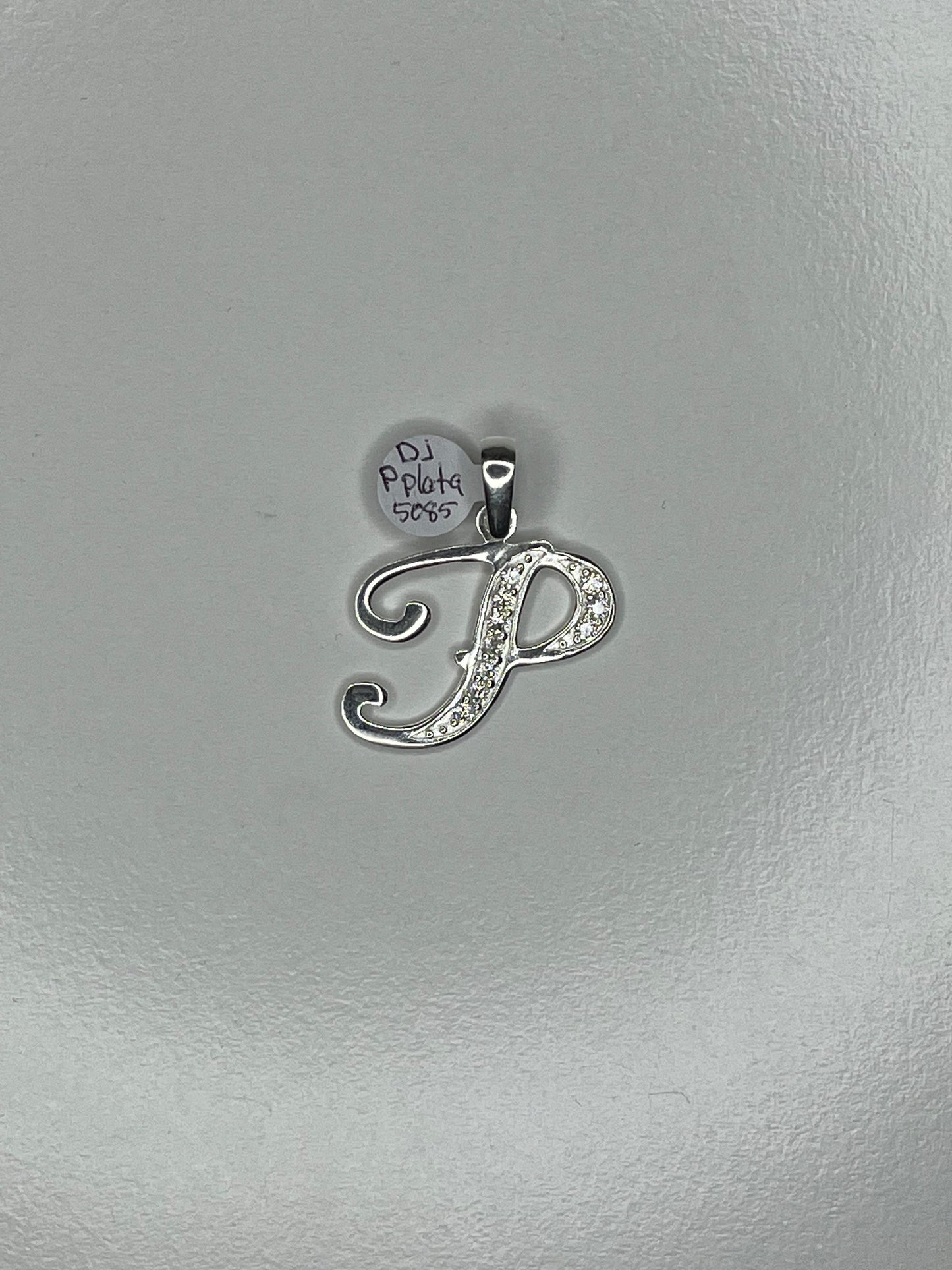 925 Silver Alphabet Pendant