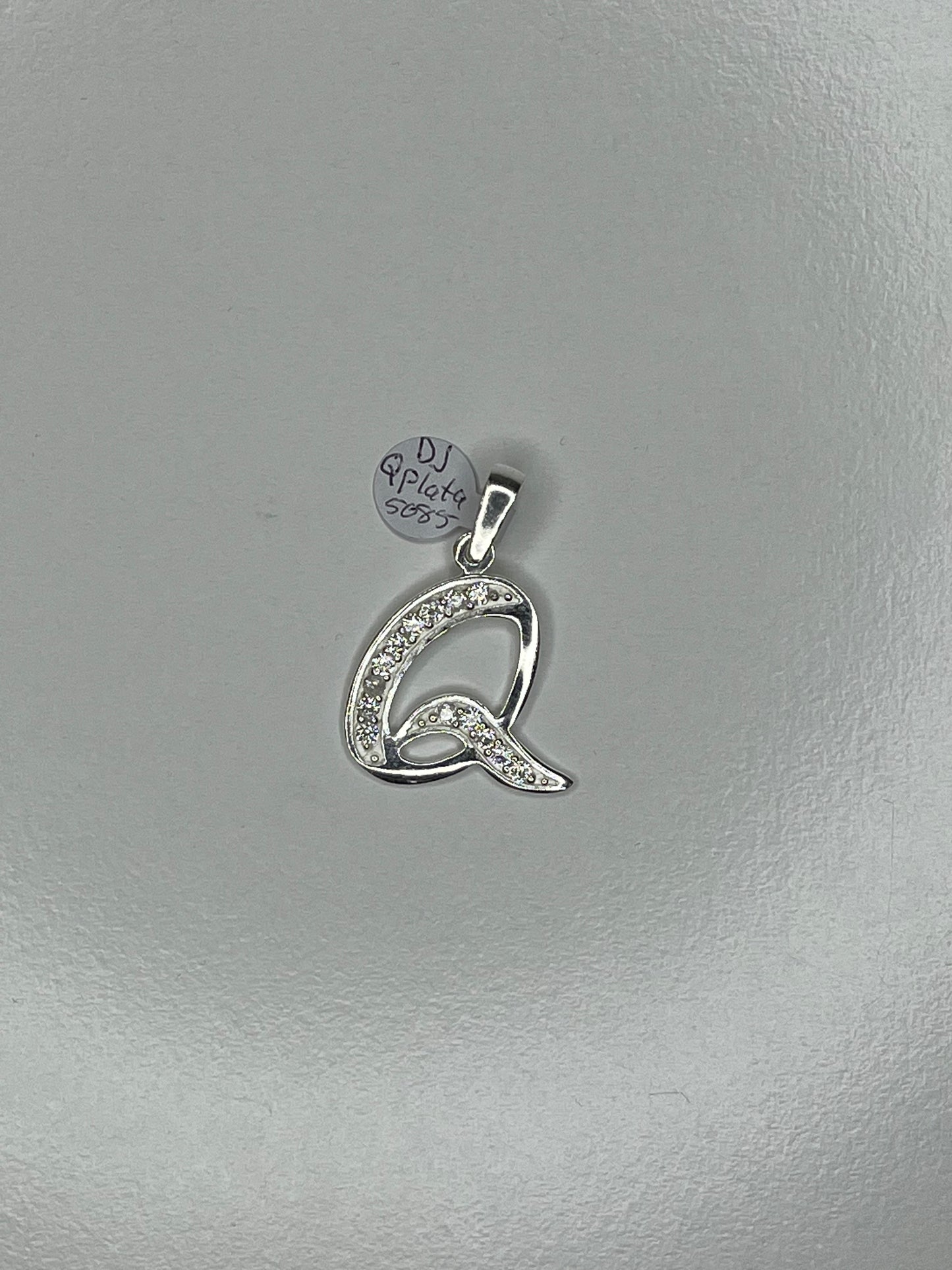 925 Silver Alphabet Pendant