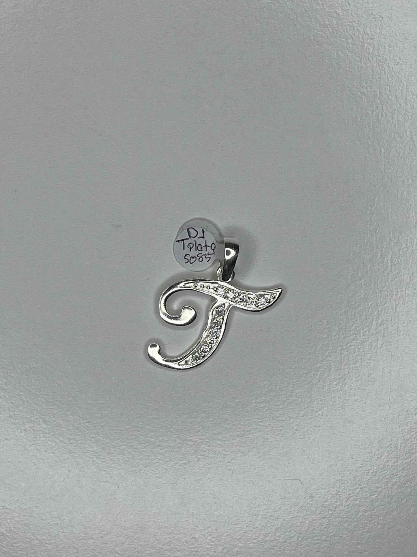 925 Silver Alphabet Pendant