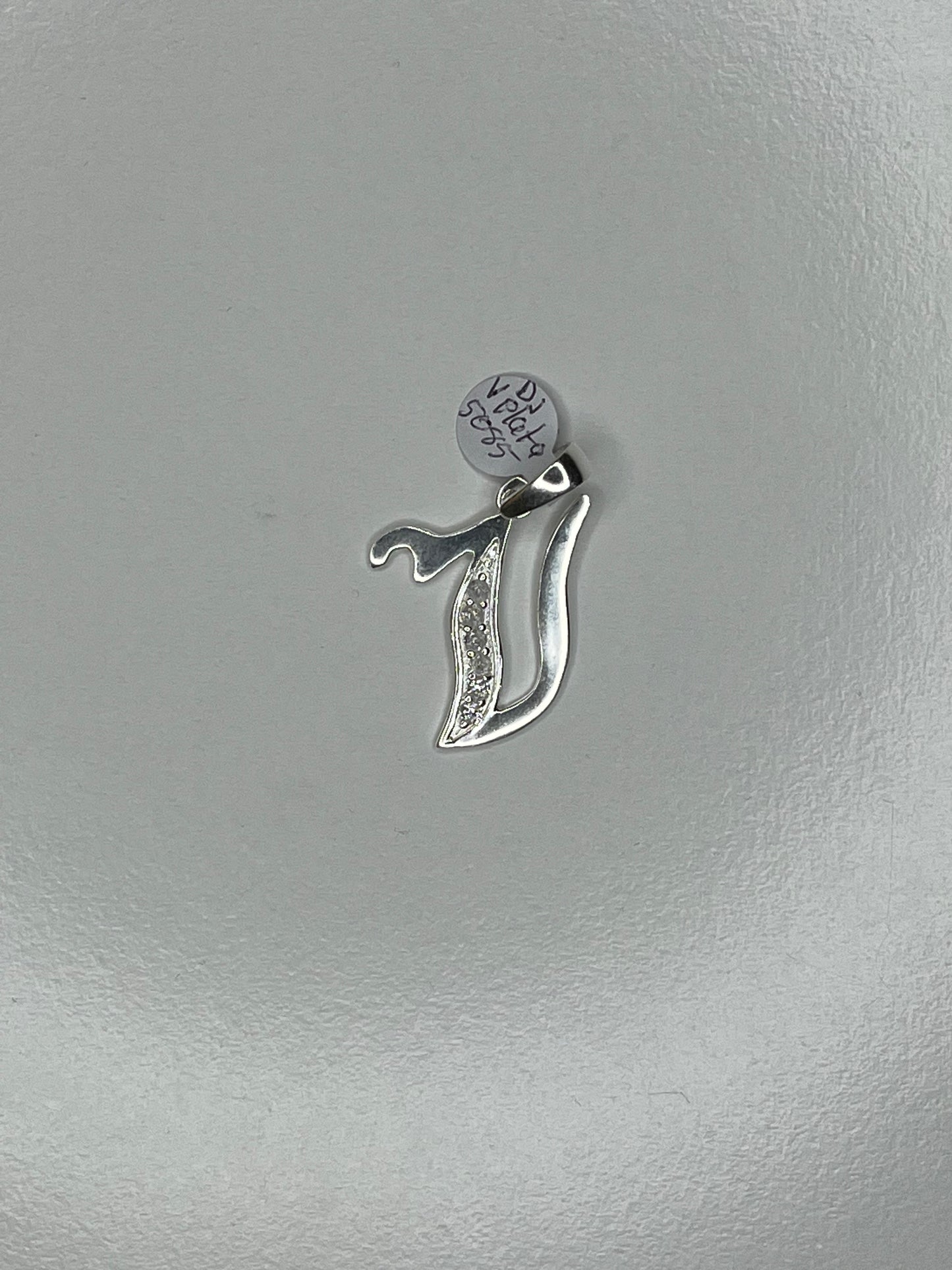 925 Silver Alphabet Pendant