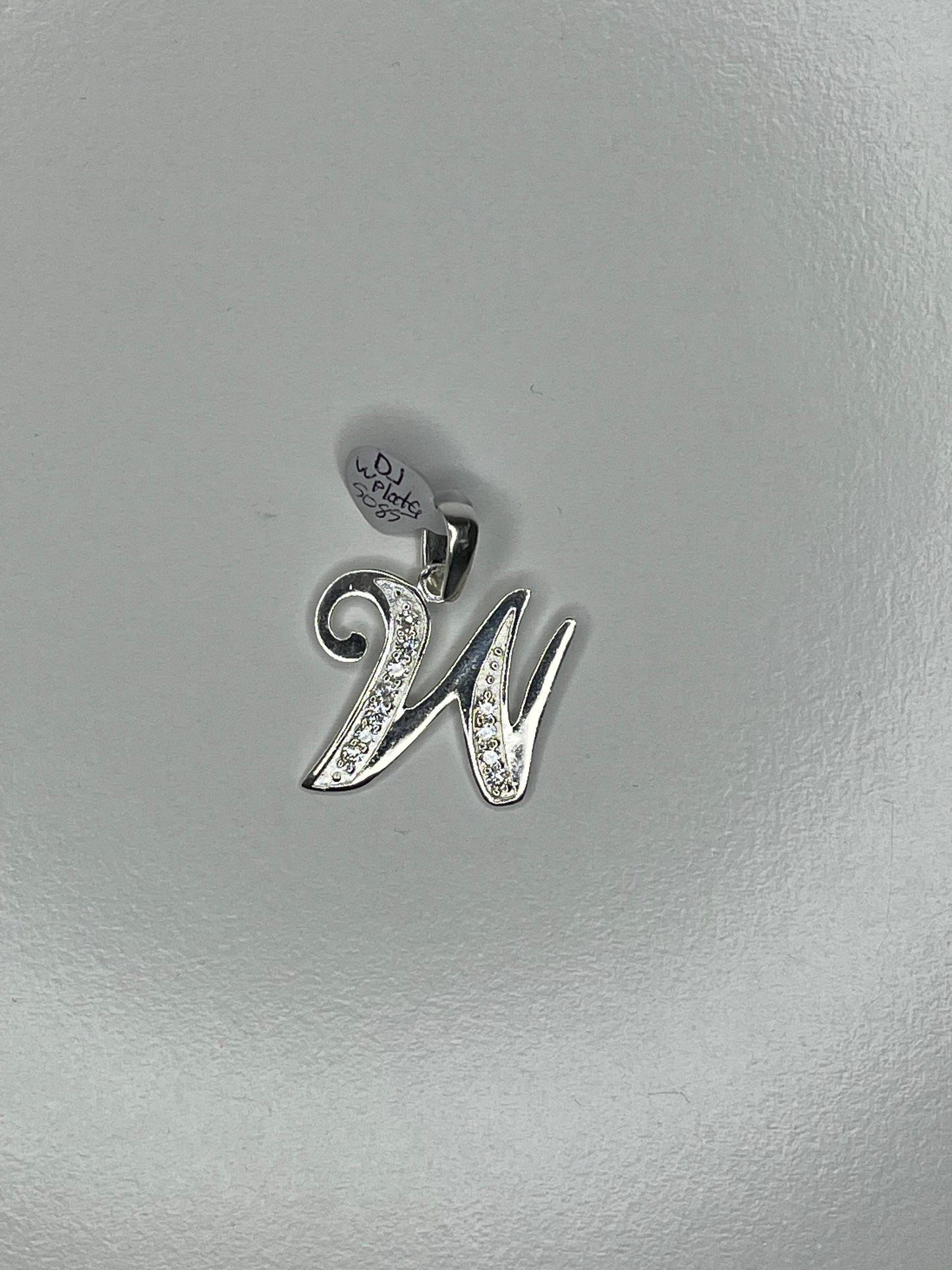 925 Silver Alphabet Pendant