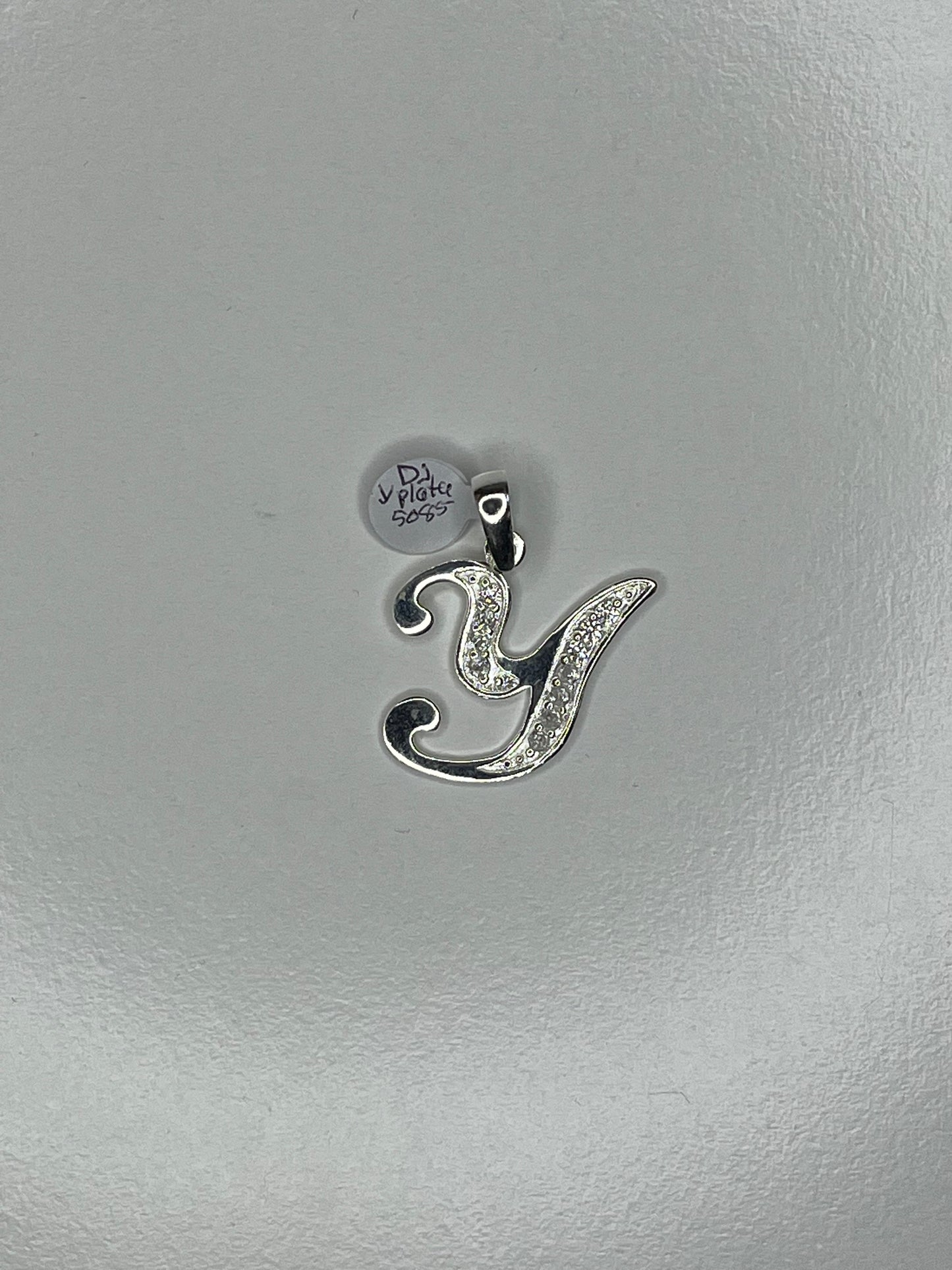 925 Silver Alphabet Pendant