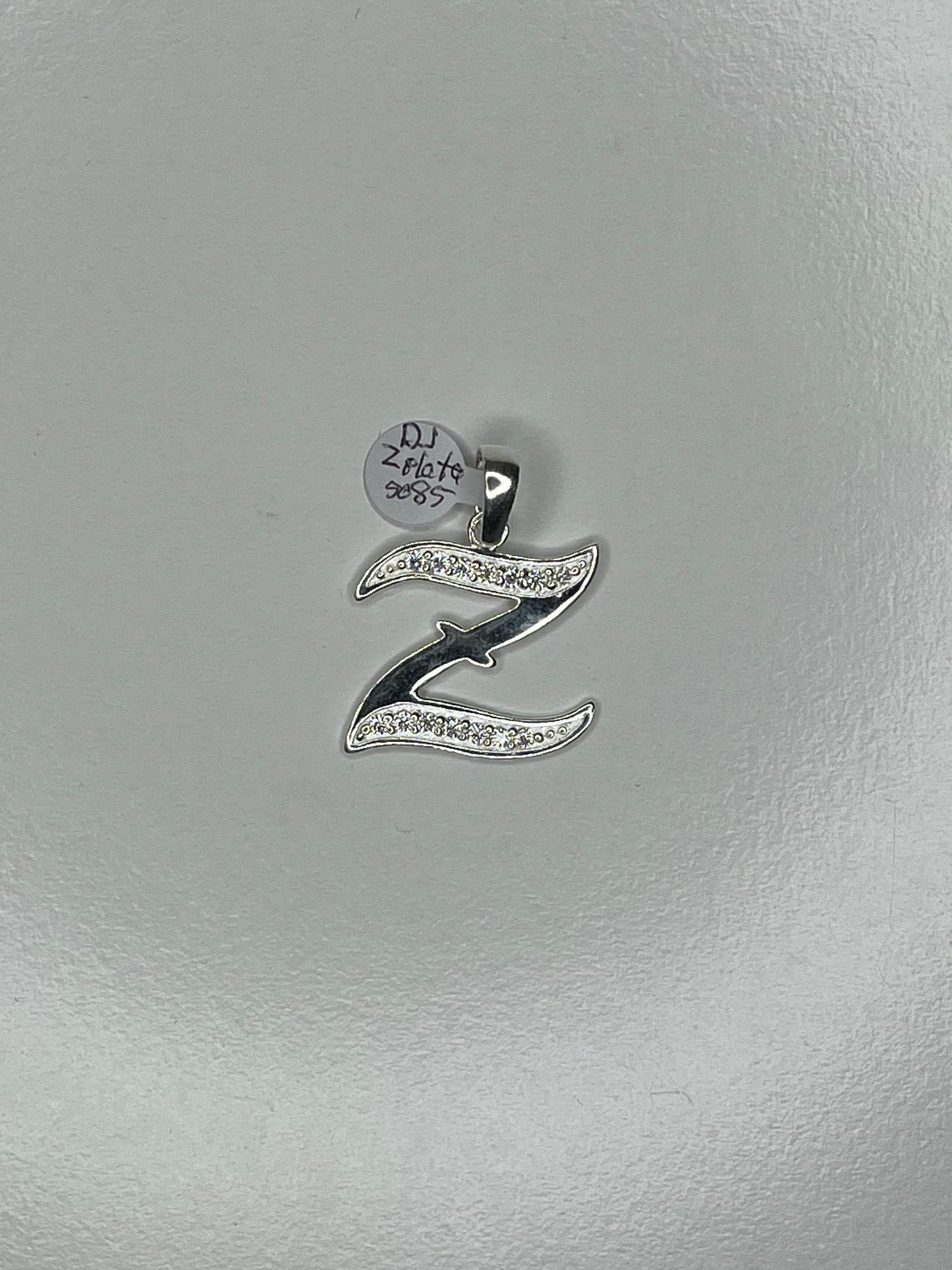 925 Silver Alphabet Pendant