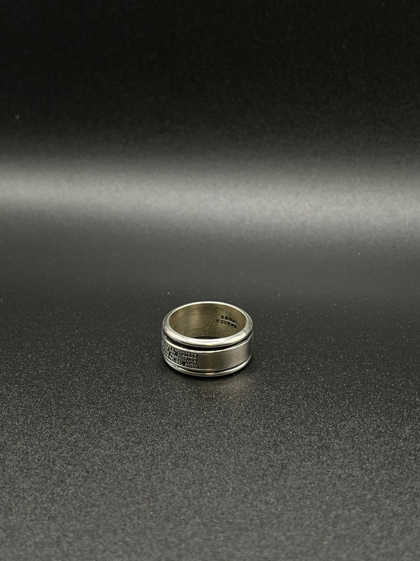 Anillo Padre Nuestro en Plata 925