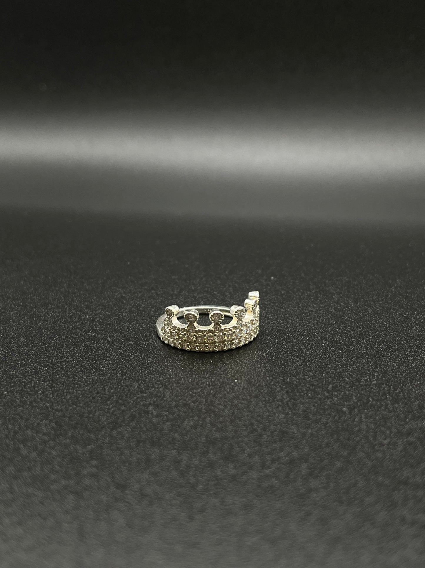 925 Silver Crown Ring