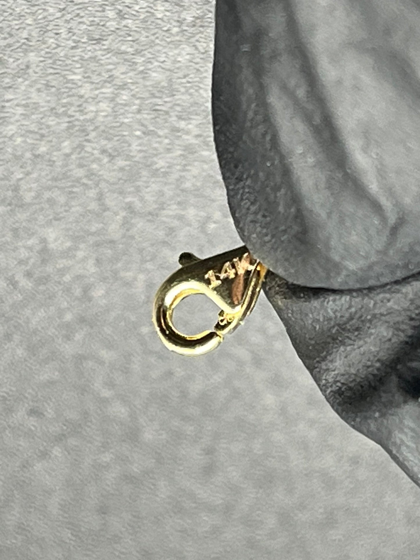 14K Gold Black Clover Bracelet
