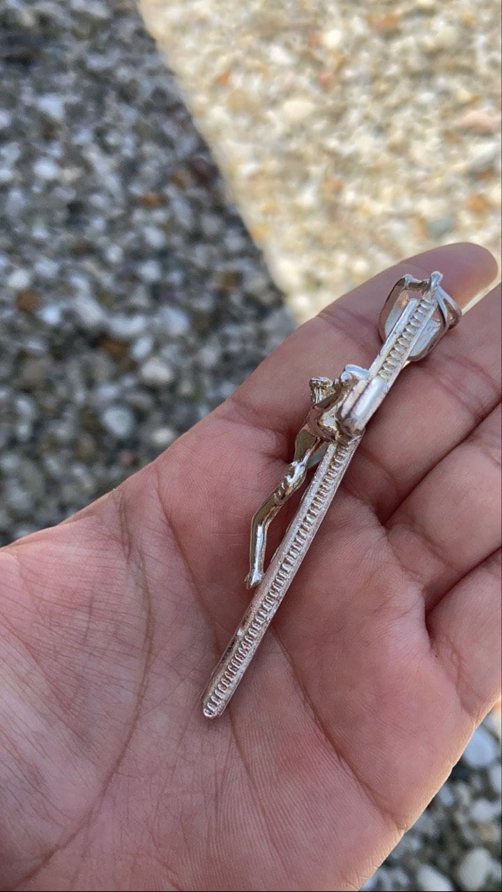925 Sterling Silver cz Crucifix, Christ on the Cross, pendant