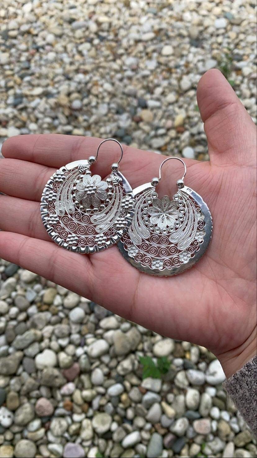 Arracada Jerezana en Plata 925