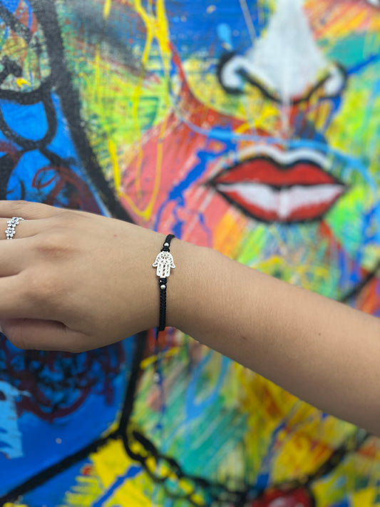 925 Silver Hand of Fatima Bracelet