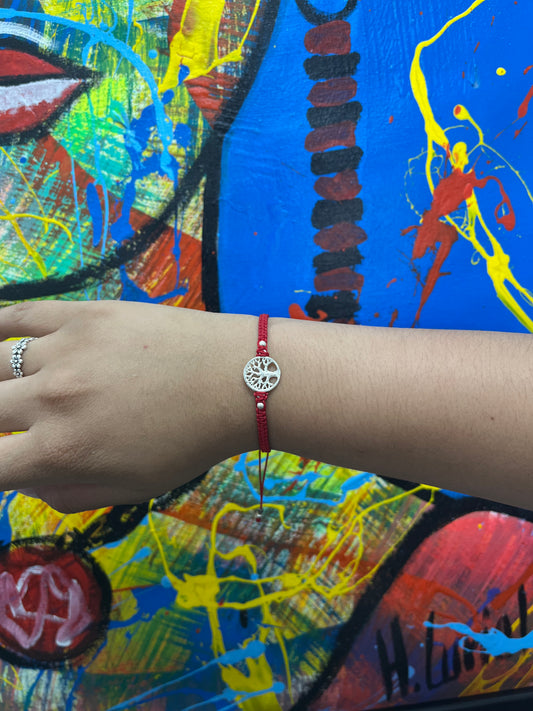 925 Silver Tree of Life String Bracelet
