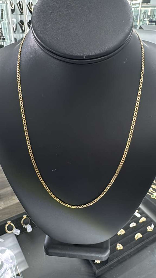 14K Gold Cuban Necklace