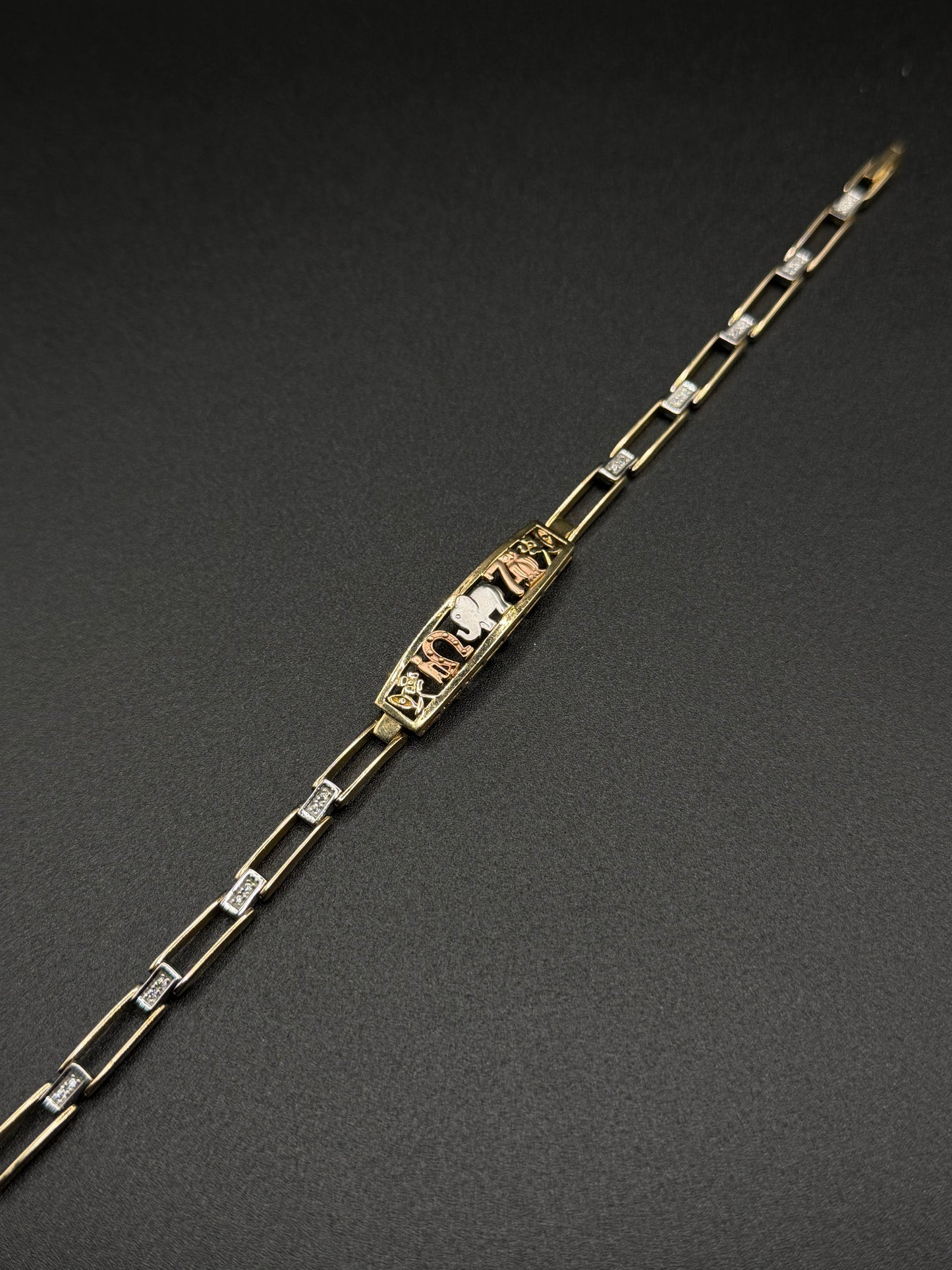 14K Gold Lucky Bracelet