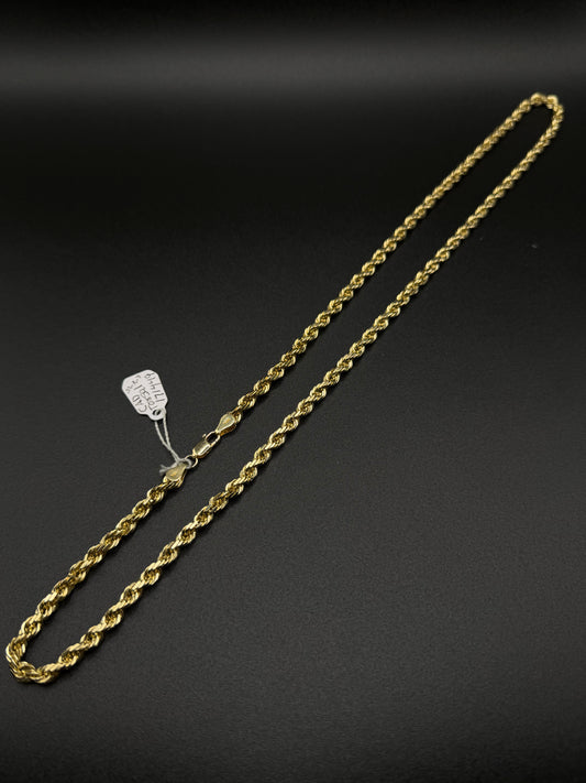 14K Gold Rope Chain