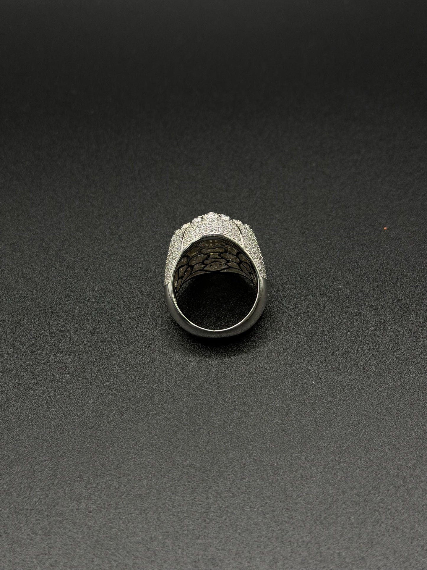 925 Silver Icy Cross Ring