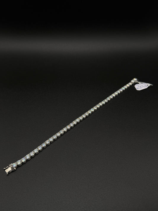925 Silver 5mm Moissanite Tennis Bracelet