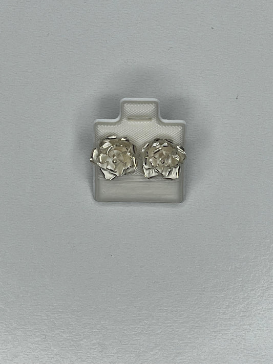925 Silver Rose Earrings
