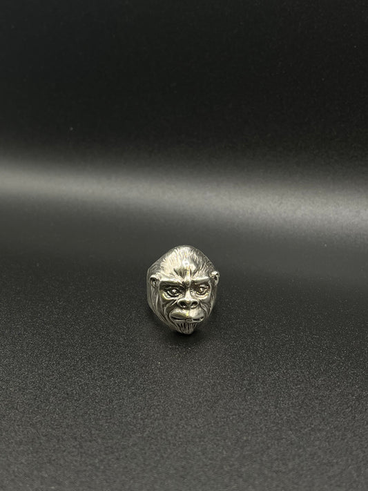 925 Silver Gorilla Ring